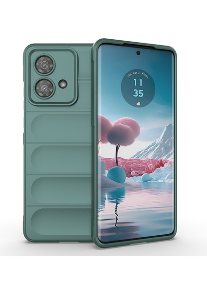 Motorola Edge 40 Neo 5g Tpu Kılıf Dayanıklı Darbeye Dayanıklı Akıllı Telefon Kılıfı-Yeşil (Yurt Dışından)