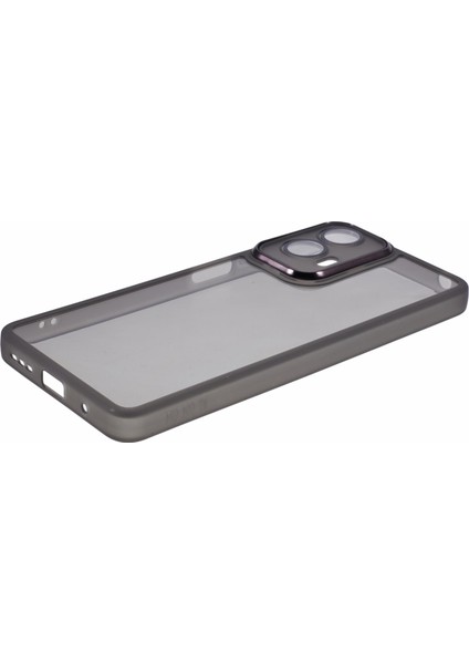Dksm Serisi Motorola Moto G24 4g Kılıf Elektrokaplama Kamera Çerçevesi Tpu Telefon Kılıfı-Şeffaf Siyah (Yurt Dışından) fırsatları