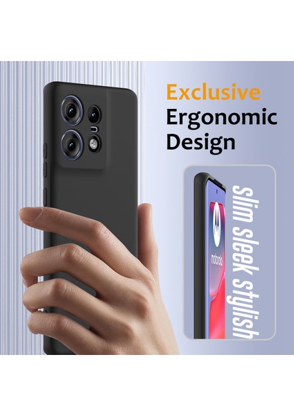 Motorola Edge 50 Pro 5g Kılıf Için Magsafe Anti-Düşme Sıvı Silikon Telefon Kılıfı ve Kordon ile Uyumlu - Siyah (Yurt Dışından) indirimleri