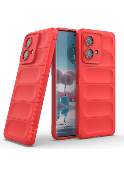 Motorola Edge 40 Neo 5g Tpu Kılıf Dayanıklı Darbeye Dayanıklı Akıllı Telefon Kılıfı-Kırmızı (Yurt Dışından) modelleri