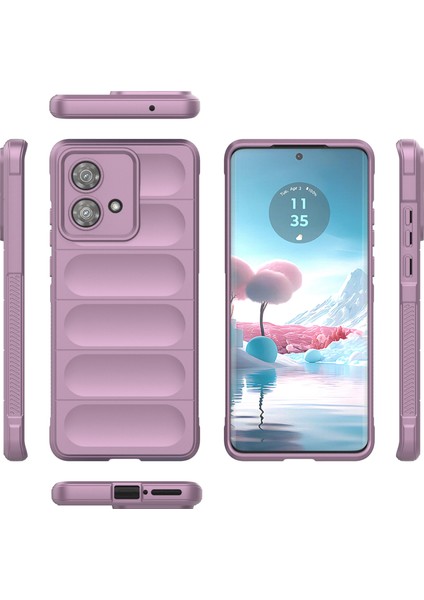 Motorola Edge 40 Neo 5g Tpu Kılıf Dayanıklı Darbeye Dayanıklı Akıllı Telefon Kılıfı-Açık Mor (Yurt Dışından) fiyatları
