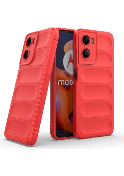 Motorola Moto G05 4G/E15 4g Kılıf Düşmeye Karşı Yumuşak Tpu Sağlam Telefon Arka Kapağı-Kırmızı (Yurt Dışından) fiyatları