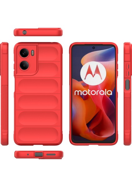 Motorola Moto G05 4G/E15 4g Kılıf Düşmeye Karşı Yumuşak Tpu Sağlam Telefon Arka Kapağı-Kırmızı (Yurt Dışından) indirimleri