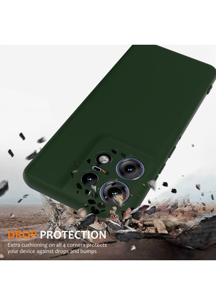Motorola Edge 50 Pro 5g Kılıf Magsafe Anti-Düşme Sıvı Silikon Telefon Kılıfı ile Uyumludur - Kordonlu - Koyu Yeşil (Yurt Dışından) modelleri