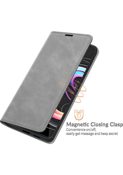 Folio Flip Manyetik Otomatik Emici Deri Kılıf Koruyucu Kılıf Cüzdan Standı ile Motorola Edge 20 Pro 5g-Gri (Yurt Dışından) indirimleri