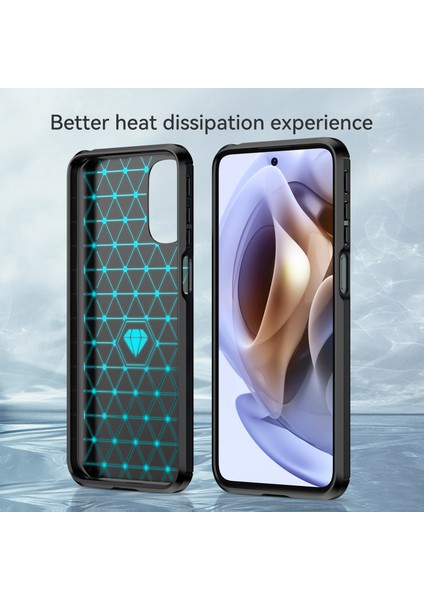 1.8mm Esnek Karbon Fiber Doku Tpu Kılıf Fırçalanmış Yüzey Telefon Kılıfı Motorola Moto G31/G41 Için Düşmeye Dayanıklı Hava Yastığı Tamponu - Siyah (Yurt Dışından) modelleri