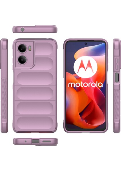 Motorola Moto G05 4G/E15 4g Kılıf Düşmeye Karşı Yumuşak Tpu Sağlam Telefon Arka Kapağı-Açık Mor (Yurt Dışından) fiyatları