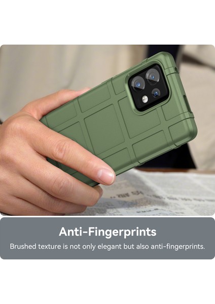 Motorola Moto X40 5G/EDGE+(2023)/EDGE 40 Pro 5g Düşmeye Dayanıklı Sağlam Kare Izgara Doku Darbeye Dayanıklı Yumuşak Tpu Arka Kapak-Yeşil Telefon Kılıfı (Yurt Dışından) indirimleri