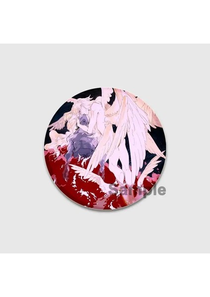 58/44/32MM Anime Şeytani Crybaby Creative Rozet Tinge Tinge Yumuşak Düğme Pimleri Sırt Çantası Aksesuarları Için Broşlar Hediyeler Metal Renk: 6/ana Taş Renk: 32MM (Yurt Dışından)