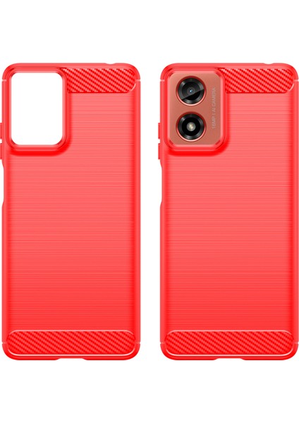 Motorola Moto E14 4G/G04 4G/G04S 4G/G24 4g Telefon Kılıfı Çizilmez Yumuşak Tpu Kapak-Kırmızı (Yurt Dışından) fırsatları