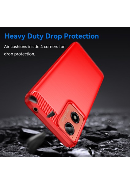 Motorola Moto E14 4G/G04 4G/G04S 4G/G24 4g Telefon Kılıfı Çizilmez Yumuşak Tpu Kapak-Kırmızı (Yurt Dışından) indirimleri