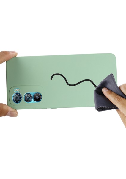 Motorola Edge 30 5g Sıvı Silikon Darbeye Dayanıklı Koruyucu Telefon Kılıfı Yumuşak Mikrofiber Astar Yastık Çizilmez Kapak-Yeşil (Yurt Dışından) indirimleri