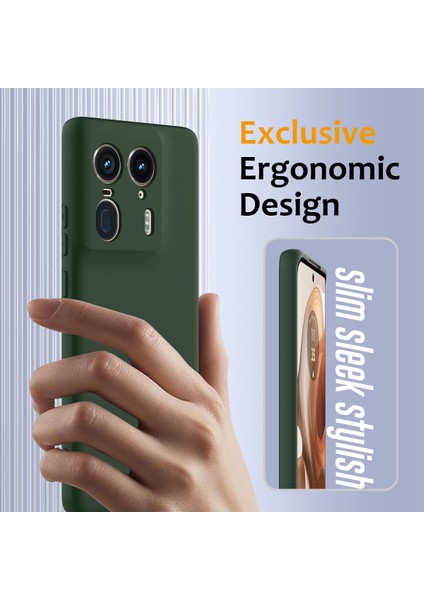 Motorola Edge 50 Ultra 5g/moto X50 Ultra 5g Kılıf Için Magsafe Anti-Düşme Sıvı Silikon Telefon Kılıfı ve Kordon ile Uyumlu - Koyu Yeşil (Yurt Dışından) indirimleri