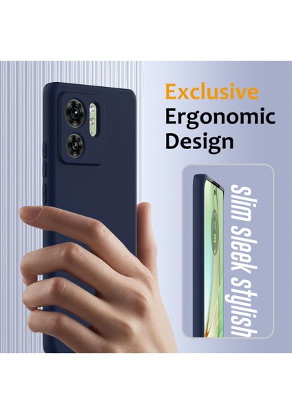 Motorola Edge 40 5g Kılıf Için Magsafe Anti-Düşme Sıvı Silikon Telefon Kılıfı ve Kordonu ile Uyumlu - Koyu Mavi (Yurt Dışından) indirimleri