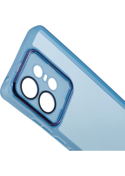 Dksm Serisi Motorola Edge 50 Pro 5g Kılıf Elektrolizle Kaplanmış Kamera Çerçevesi Tpu Telefon Kılıfı-Şeffaf Mavi (Yurt Dışından) indirimleri