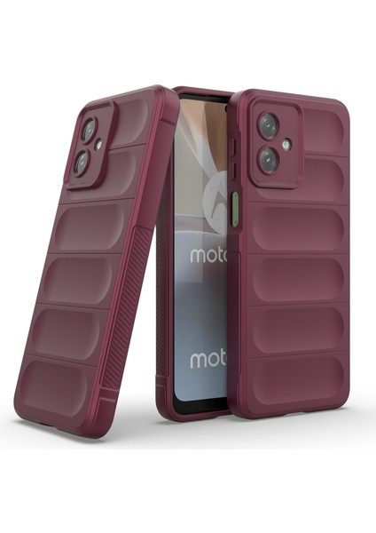 Motorola Moto G54 5g Tpu Kılıf Düşmeye Dayanıklı Sağlam Telefon Arka Kapağı-Şarap Kırmızısı (Yurt Dışından) fiyatları