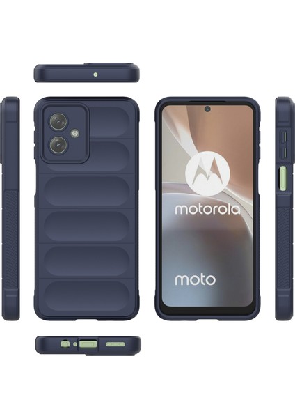 Motorola Moto G54 5g Tpu Kılıf Düşmeye Dayanıklı Sağlam Telefon Arka Kapağı-Koyu Mavi (Yurt Dışından) fiyatları
