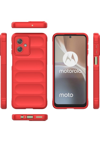 Motorola Moto G54 5g Tpu Kılıf Düşmeye Dayanıklı Sağlam Telefon Arka Kapağı-Kırmızı (Yurt Dışından) modelleri