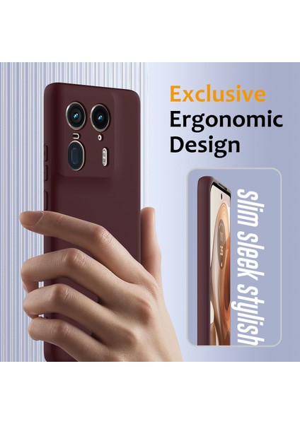 Motorola Edge 50 Ultra 5g/moto X50 Ultra 5g Kılıf Magsafe Anti-Düşme Sıvı Silikon Telefon Kılıfı ve Kordon ile Uyumlu-Şarap Kırmızısı (Yurt Dışından) indirimleri