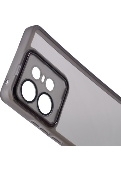 Dksm Serisi Motorola Edge 50 Pro 5g Kılıf Elektrolizle Kaplanmış Kamera Çerçevesi Tpu Telefon Kılıfı-Şeffaf Siyah (Yurt Dışından) indirimleri