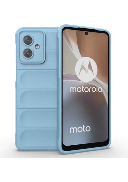 Motorola Moto G54 5g Tpu Kılıf Düşmeye Dayanıklı Sağlam Telefon Arka Kapağı-Bebek Mavisi (Yurt Dışından)