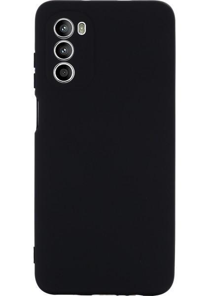 Motorola Moto G52 4G/G82 5g Darbeye Dayanıklı Sıvı Silikon Telefon Kılıfı Yumuşak Mikrofiber Astar Yastık Koruyucu Tampon Kapak-Siyah (Yurt Dışından) modelleri