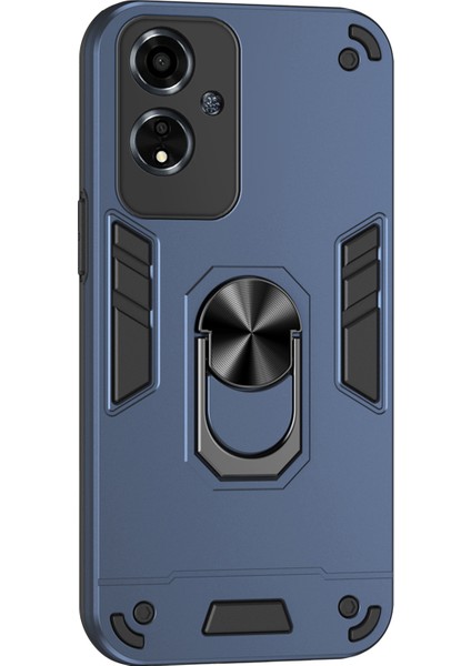 Oppo A59 5g Kılıf Düşmeye Karşı Dayanıklı Destek Pc+Tpu Telefon Kılıfı-Mavi (Yurt Dışından)