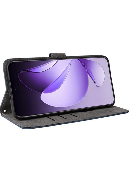 Oppo RENO13 Pro 5g Cüzdan Kılıfı Rfıd Engelleme Pu Deri Kapak Standı Görünüm-Mavi (Yurt Dışından) fırsatları