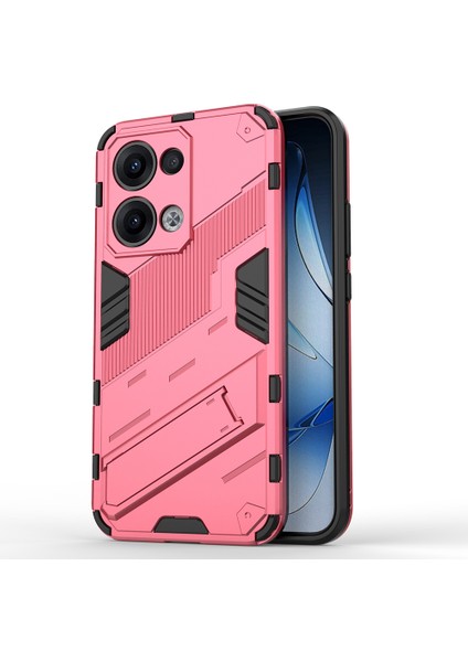 Oppo RENO13 5g (Global) Kılıf Pc + Tpu Darbeye Dayanıklı Telefon Kılıfı Kickstand Ile-Gül (Yurt Dışından)