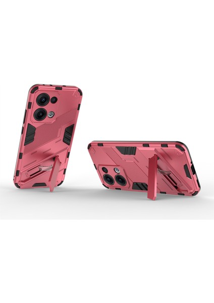 Oppo RENO13 5g (Global) Kılıf Pc + Tpu Darbeye Dayanıklı Telefon Kılıfı Kickstand Ile-Gül (Yurt Dışından) modelleri