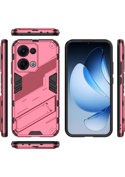 Oppo RENO13 5g (Global) Kılıf Pc + Tpu Darbeye Dayanıklı Telefon Kılıfı Kickstand Ile-Gül (Yurt Dışından) indirimleri