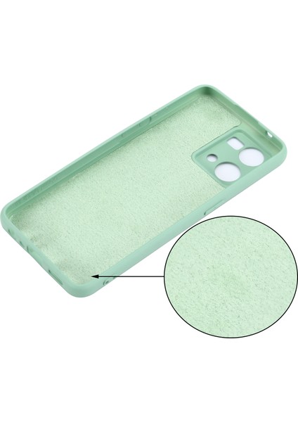 Oppo Reno8 4g Sıvı Silikon Telefon Kılıfı Yumuşak Astarlı Düşmeye Dayanıklı Kılıf Kayışlı-Yeşil (Yurt Dışından) fırsatları