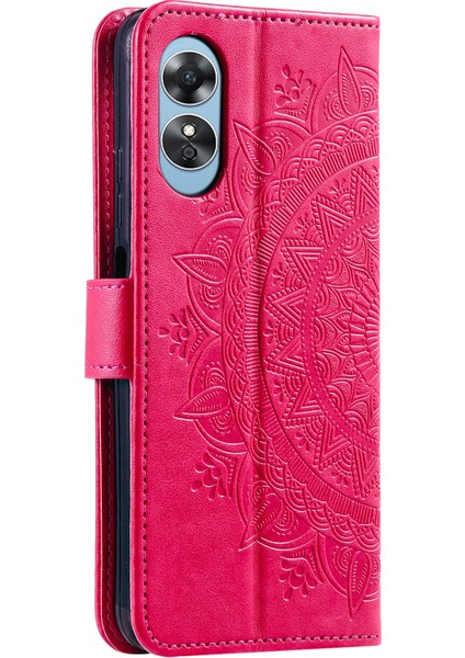 Oppo A38 4g Kılıf Baskılı Pu Deri Cüzdan Telefon Standı Kılıfı Kayışlı-Gül (Yurt Dışından) indirimleri