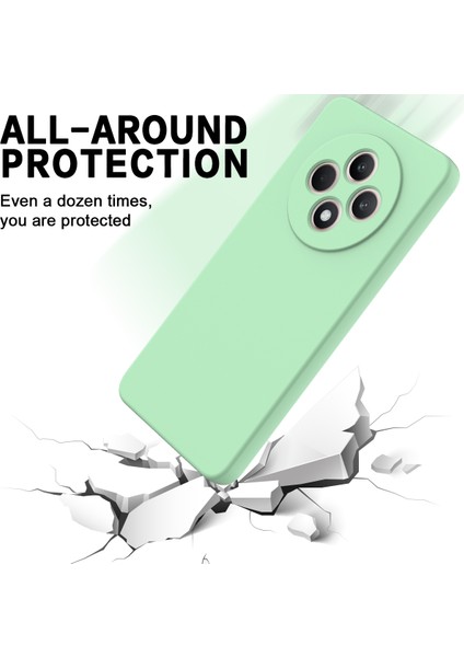 Oppo RENO12 F 5g (Oppo RENO12 Fs) Neo Kılıf Düşmeye Karşı Dayanıklı Sıvı Silikon Telefon Kılıfı Kayışlı-Yeşil (Yurt Dışından) fırsatları