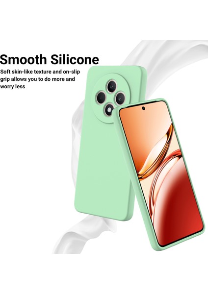 Oppo RENO12 F 5g (Oppo RENO12 Fs) Neo Kılıf Düşmeye Karşı Dayanıklı Sıvı Silikon Telefon Kılıfı Kayışlı-Yeşil (Yurt Dışından) indirimleri