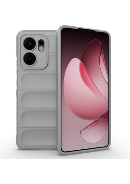 Oppo RENO13 F 5g Kılıf Düşmeye Karşı Yumuşak Tpu Sağlam Telefon Arka Kapağı-Açık Gri (Yurt Dışından)