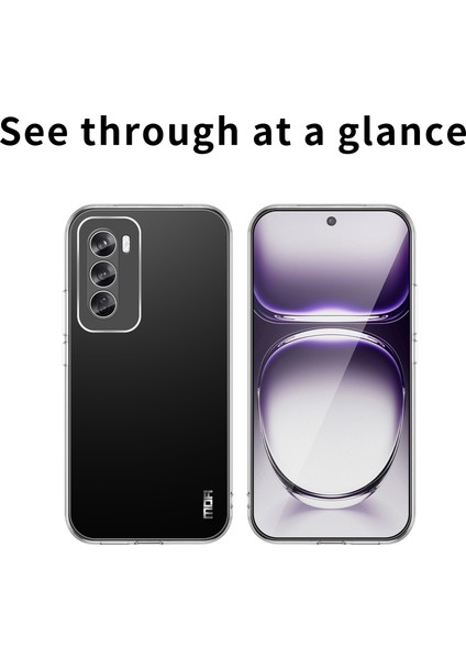 Mofı Oppo RENO12 5g (Küresel) Şeffaf Kılıf Yumuşak Tpu Koruyucu Telefon Kılıfı (Yurt Dışından) modelleri