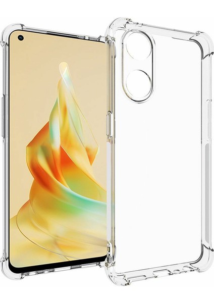 Oppo Reno8 T 4g Darbe Emici Şeffaf Tpu Telefon Kılıfı Kaymaz Koruyucu Kapak (Yurt Dışından)