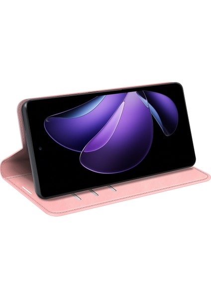 Oppo RENO13 F 5g Kılıf Cilt Dokunmatik Deri Cüzdan Telefon Kılıfı-Pembe (Yurt Dışından) fırsatları