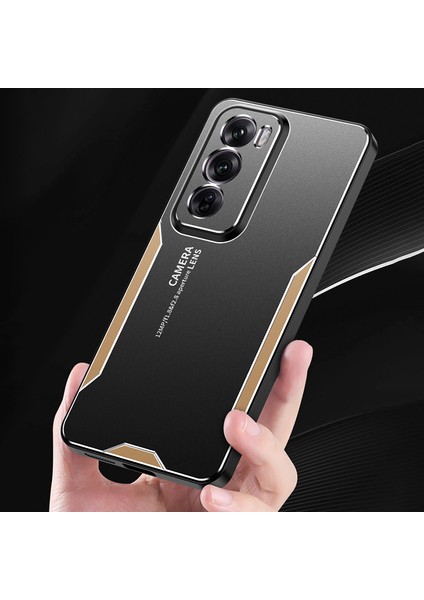 Oppo RENO12 5g (Global) Metal Telefon Kılıfı Alüminyum Alaşımlı Arka Kapak-Altın (Yurt Dışından) fırsatları