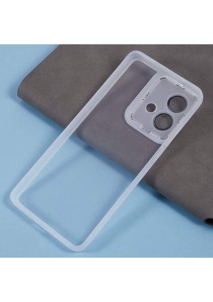 Dksm Serisi Motorola Edge 40 Neo 5g Kılıf Elektrokaplama Kamera Çerçevesi Tpu Telefon Kılıfı-Şeffaf Beyaz (Yurt Dışından) modelleri