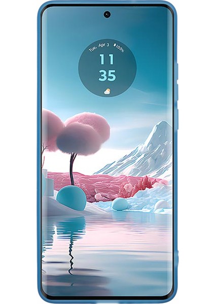 Dksm Serisi Motorola Edge 40 Neo 5g Kılıf Elektrokaplama Kamera Çerçevesi Tpu Telefon Kılıfı-Şeffaf Mavi (Yurt Dışından) fiyatları