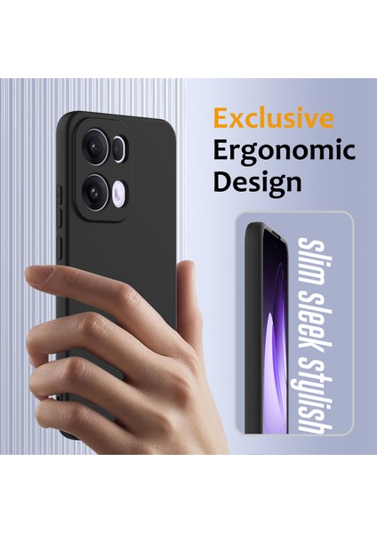Oppo RENO13 Pro 5g Kılıfı Magsafe Düşmeye Karşı Dayanıklı Sıvı Silikon Telefon Kılıfı ile Uyumlu-Siyah (Yurt Dışından) fırsatları