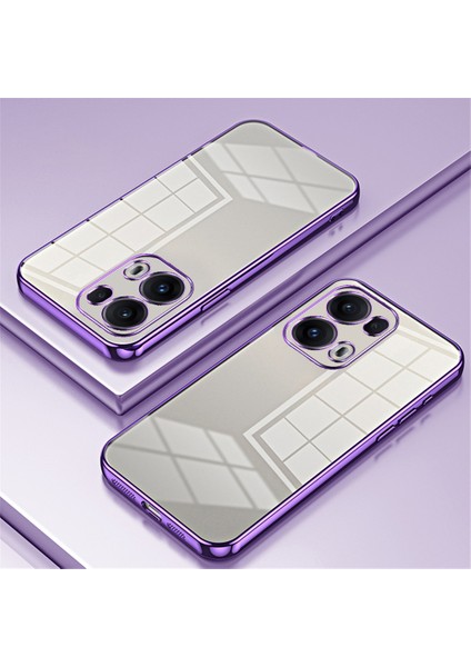 Oppo RENO13 Pro 5g Kılıf Galvanik Çerçeve Yumuşak Tpu Telefon Kılıfı-Mor (Yurt Dışından) indirimleri