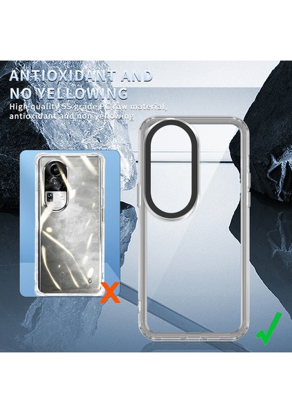 Oppo RENO10 5G(GLOBAL)/RENO10 Pro 5g(Global)Cep Telefonu Kılıfları Slim-Fit Pc+Tpu Şeffaf Kabuk-Şeffaf (Yurt Dışından) modelleri
