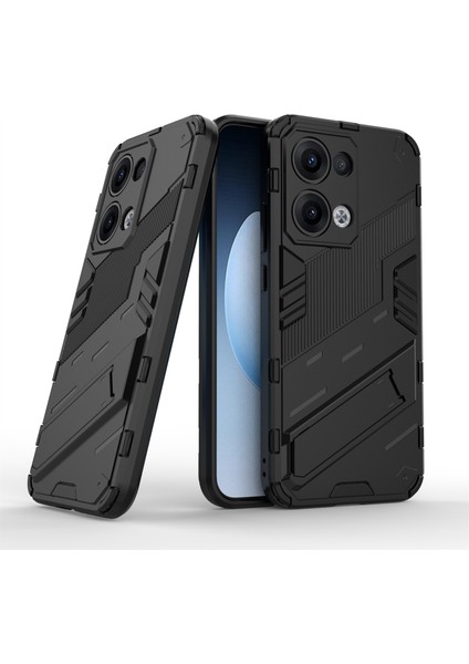 Oppo RENO13 5g (Global) Kılıf Pc + Tpu Darbeye Dayanıklı Telefon Kılıfı Kickstand ile - Siyah (Yurt Dışından) fiyatları