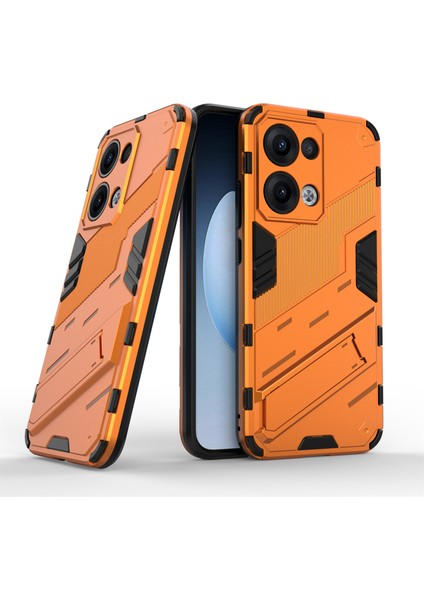 Oppo RENO13 5g (Global) Kılıf Pc + Tpu Darbeye Dayanıklı Telefon Kılıfı Kickstand ile - Turuncu (Yurt Dışından) fiyatları