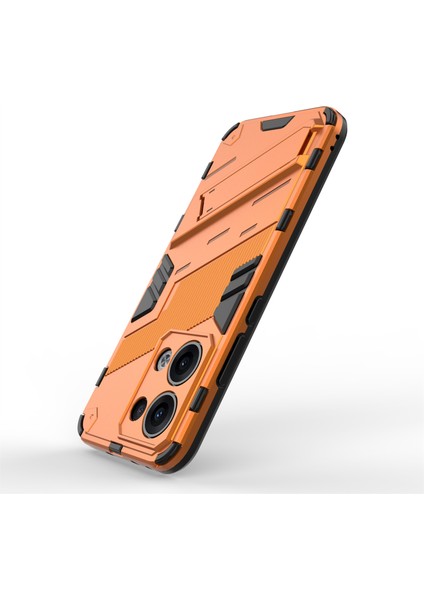 Oppo RENO13 5g (Global) Kılıf Pc + Tpu Darbeye Dayanıklı Telefon Kılıfı Kickstand ile - Turuncu (Yurt Dışından) fırsatları