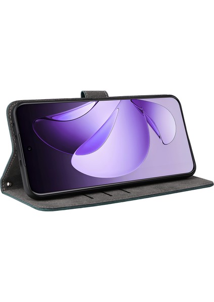 Oppo RENO13 Pro 5g Cüzdan Kılıfı Rfıd Engelleme Pu Deri Kapak Standı Görünüm-Yeşil (Yurt Dışından) fırsatları