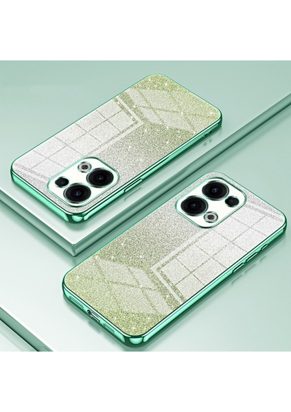 Oppo RENO13 5g(Global)Kılıf Galvanik Degrade Parıltılı Tpu Telefon Kılıfı-Yeşil (Yurt Dışından) indirimleri